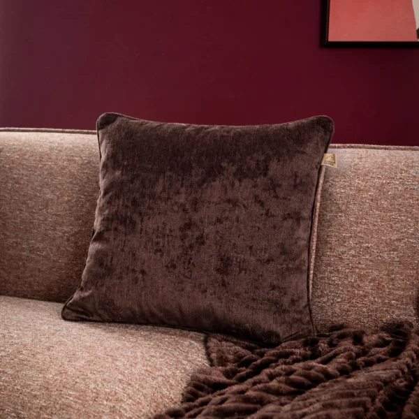 Sierkussen 45x45cm dutch decor lewy chocolate martini