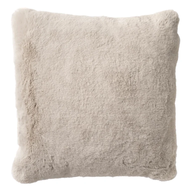 Sierkussen ZAYA 45×45 cm – bontlook  Pumice Stone – beige