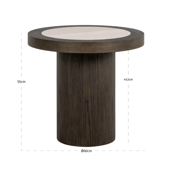 End table Nando brown