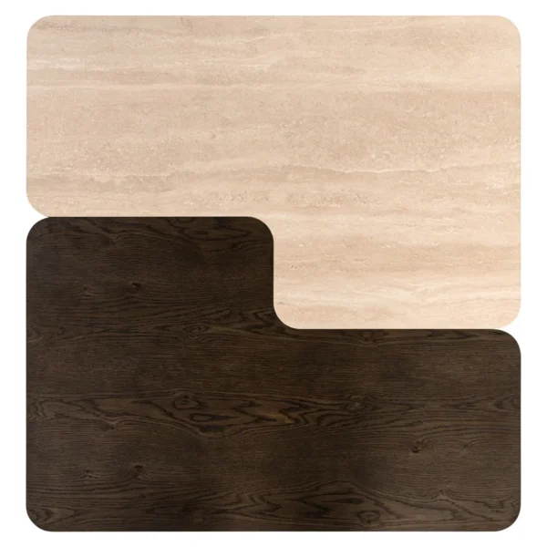 Coffee table Nando brown (Set of 2)