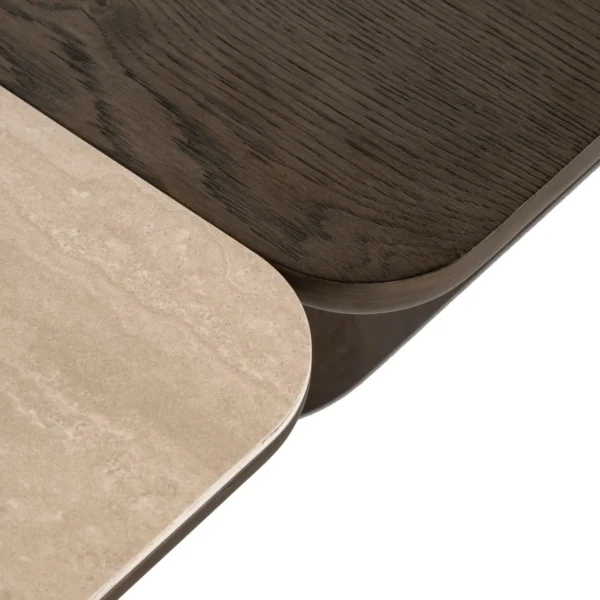 Coffee table Nando brown (Set of 2)
