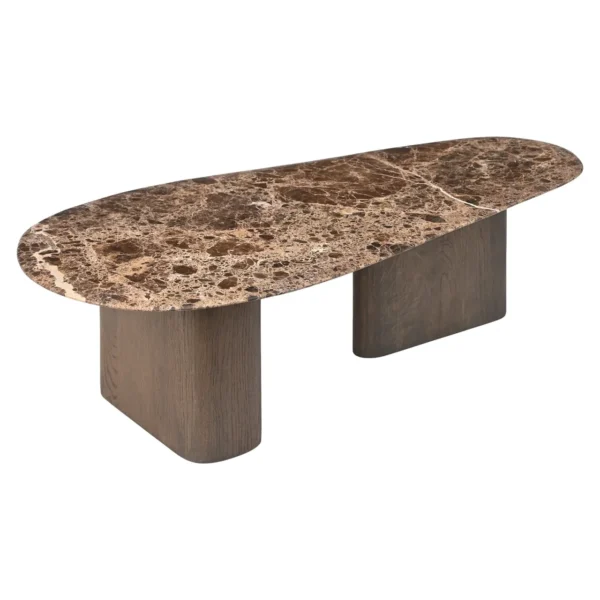 Coffee table Castello Smoked charchoal (Set of 2)