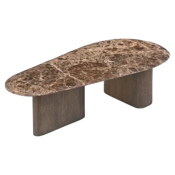 Coffee table Castello Smoked charchoal (Set of 2)