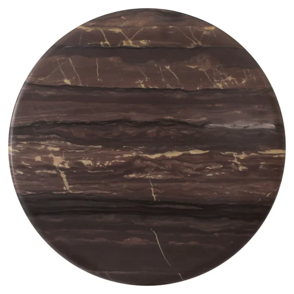 Coffee table Menton burgundy (Set of 2)