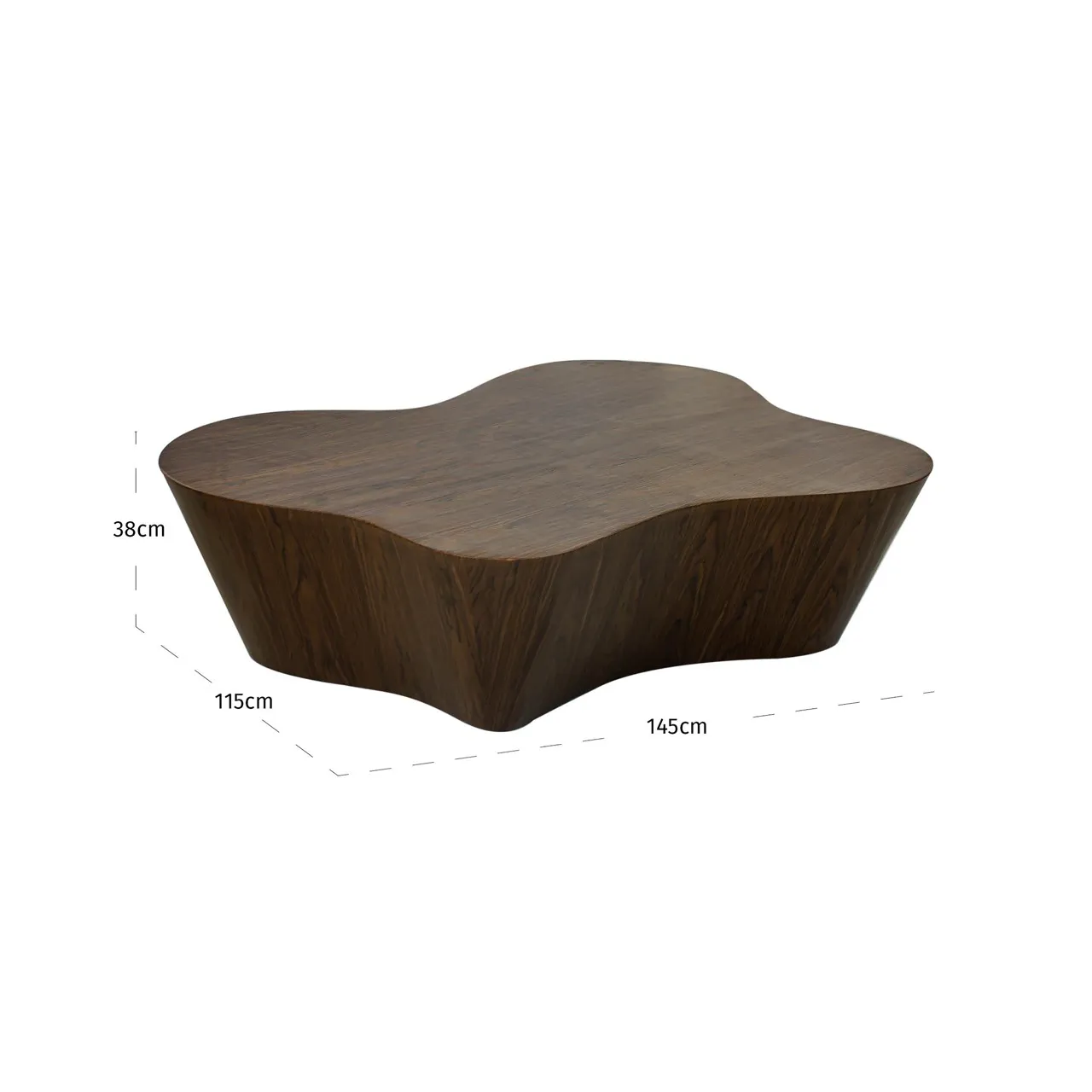 Coffee table Quintino walnut