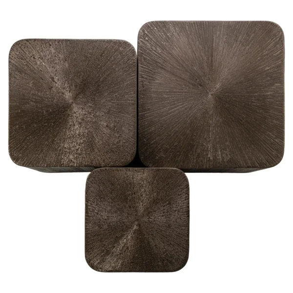 Coffee table Cubes Brunzae (Set of 3)