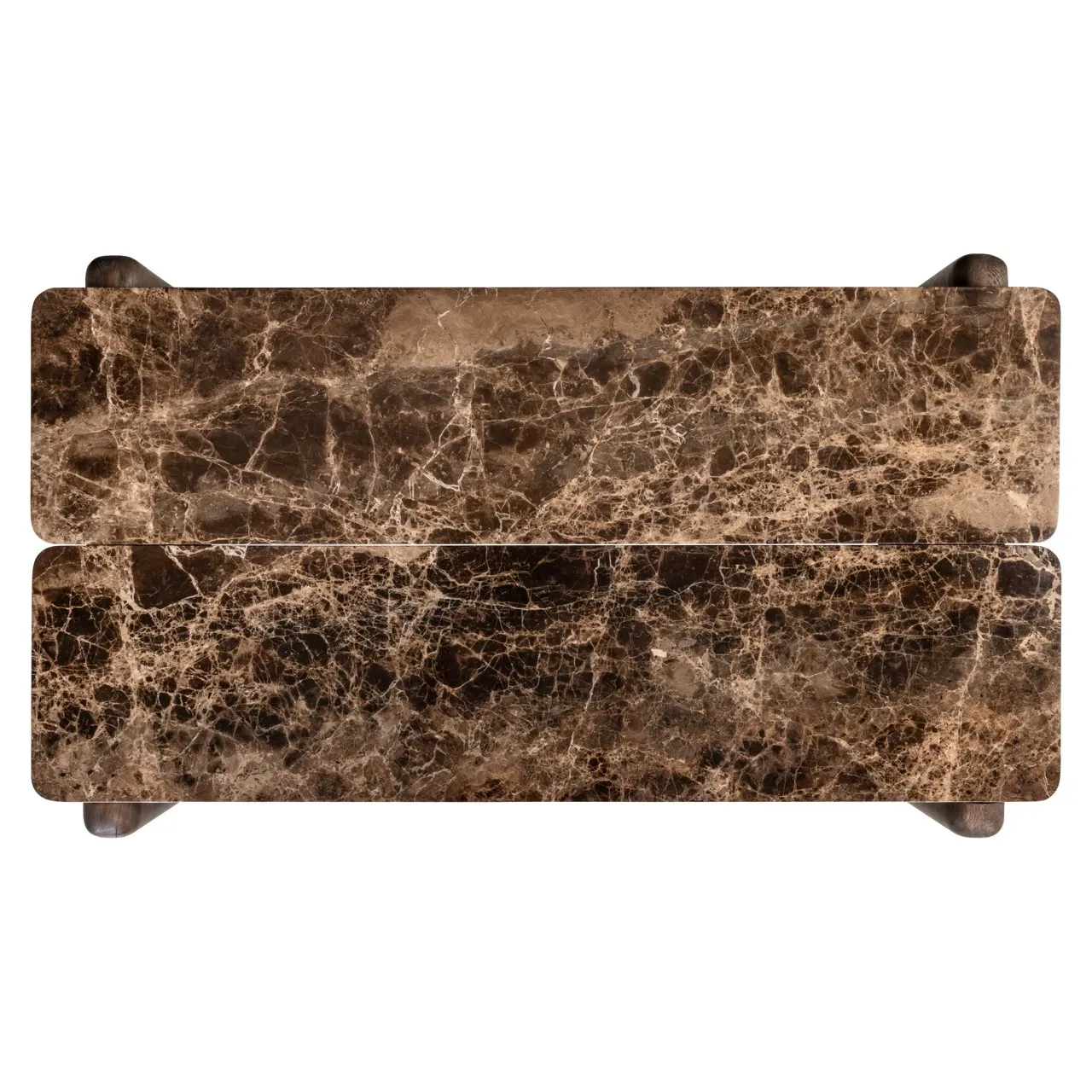 Coffee table Lagrasse dark brown
