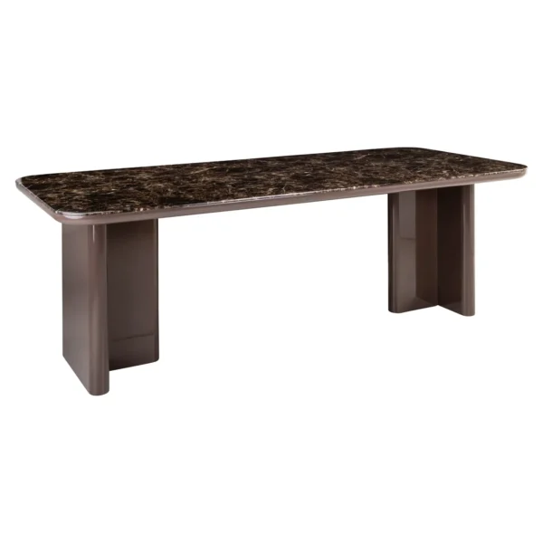 Dining table Almundi chocolat brown