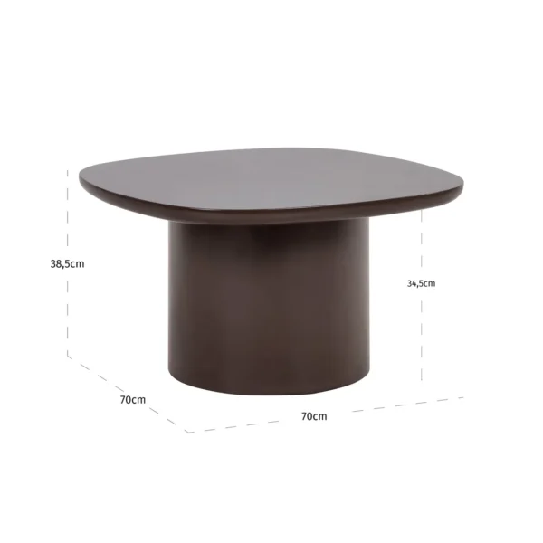 End table Almundi chocolat brown3