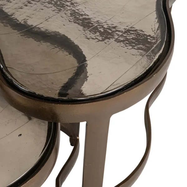 Salontafel Fairfield brass antique (Set of 2)