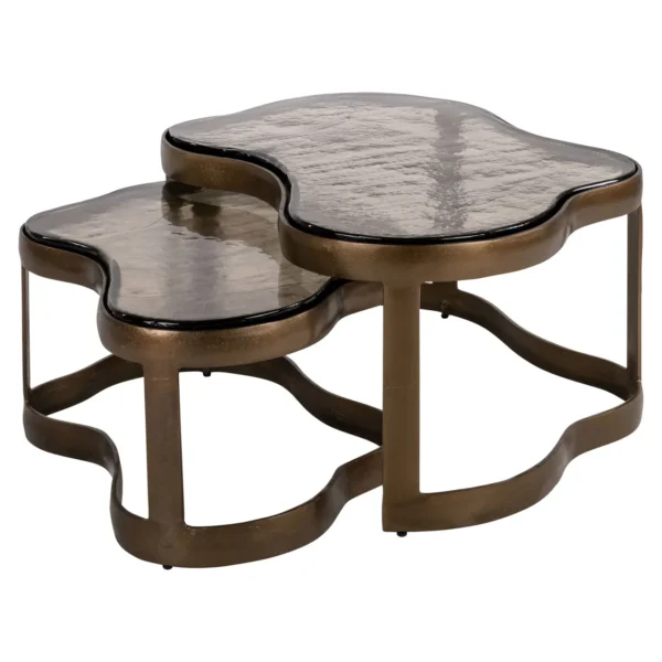 Salontafel Fairfield brass antique (Set of 2)