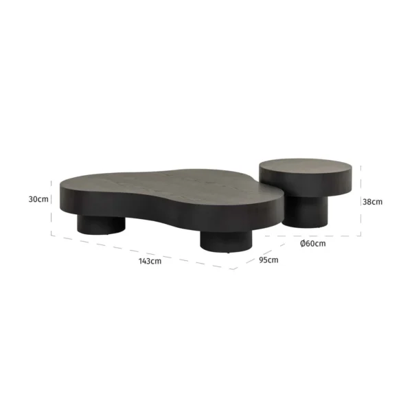 Salontafelset Bogor (set van 2)7