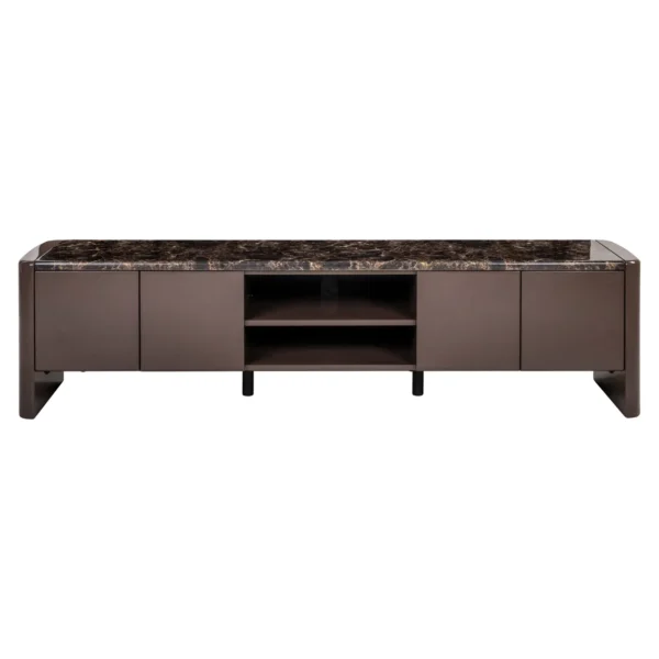TV cabinet Almundi chocolat brown1