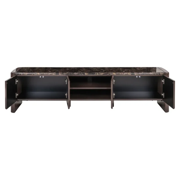 TV cabinet Almundi chocolat brown4