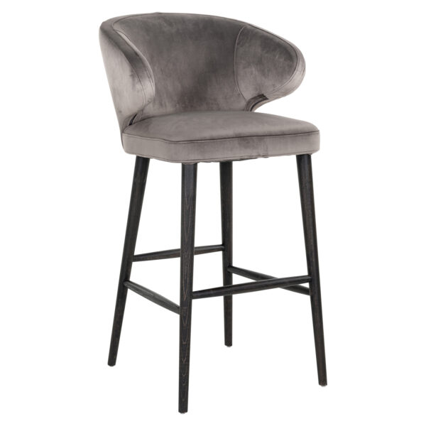 Barstoel Indigo stone velvet