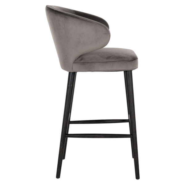 Barstoel Indigo stone velvet