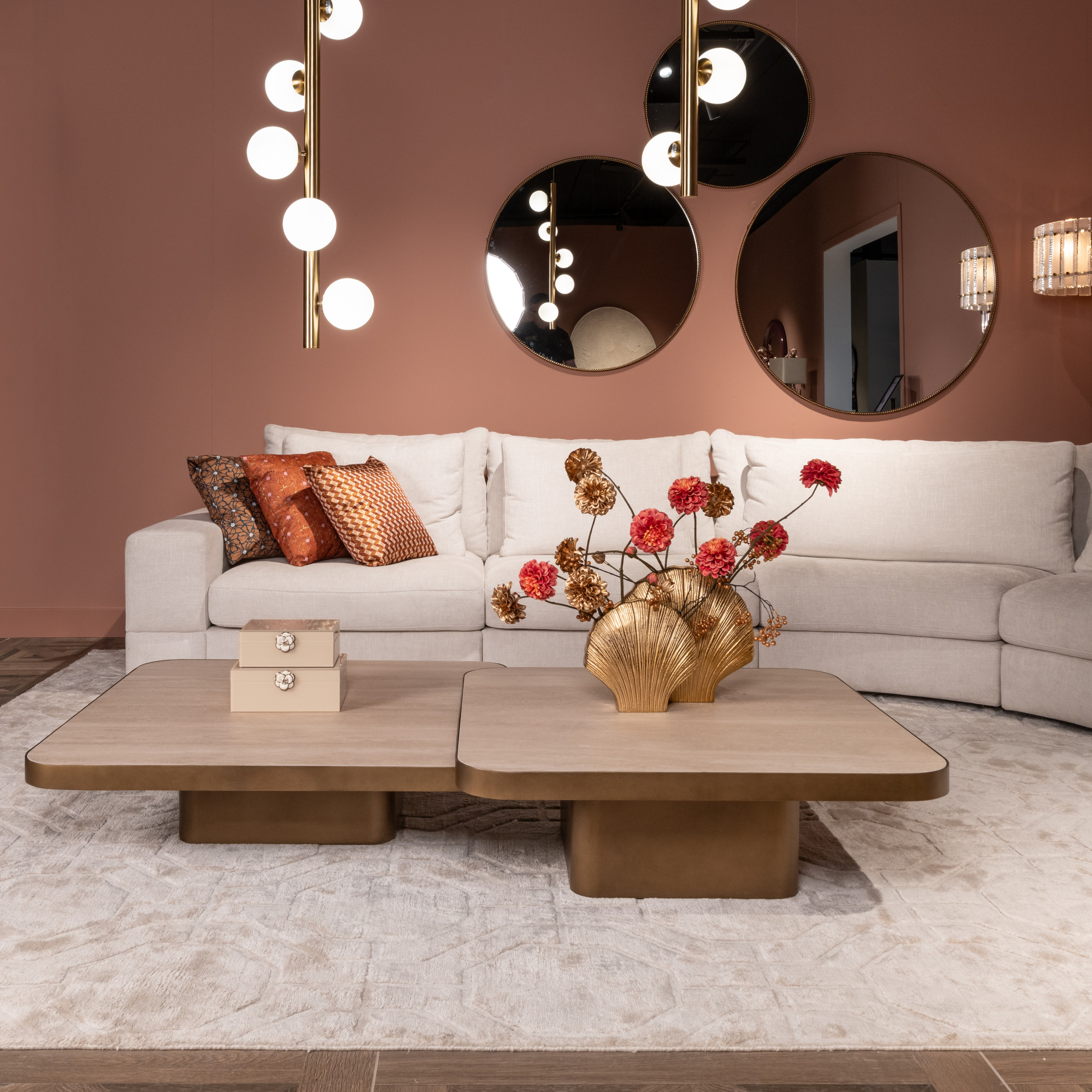 Salontafel Claridge beige 100x100 (cumulus) - Afbeelding 6