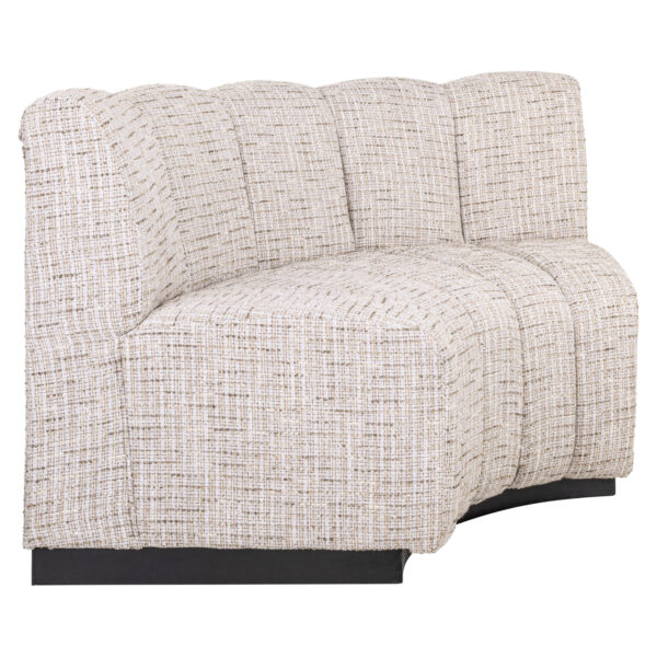 Eetkamer bank Hillpark customized round corner