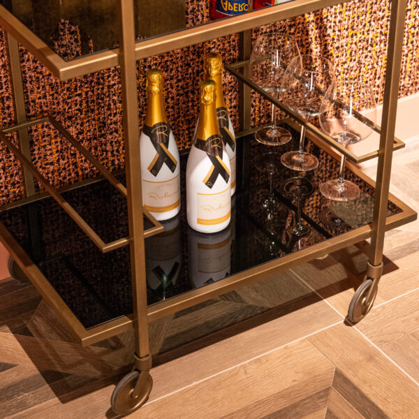 Trolley Xo brushed gold