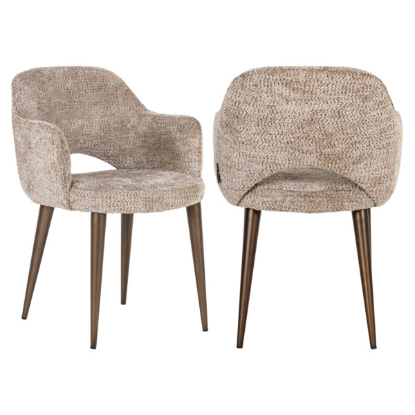Eetkamerstoel Delphina lovely nature fire retardant