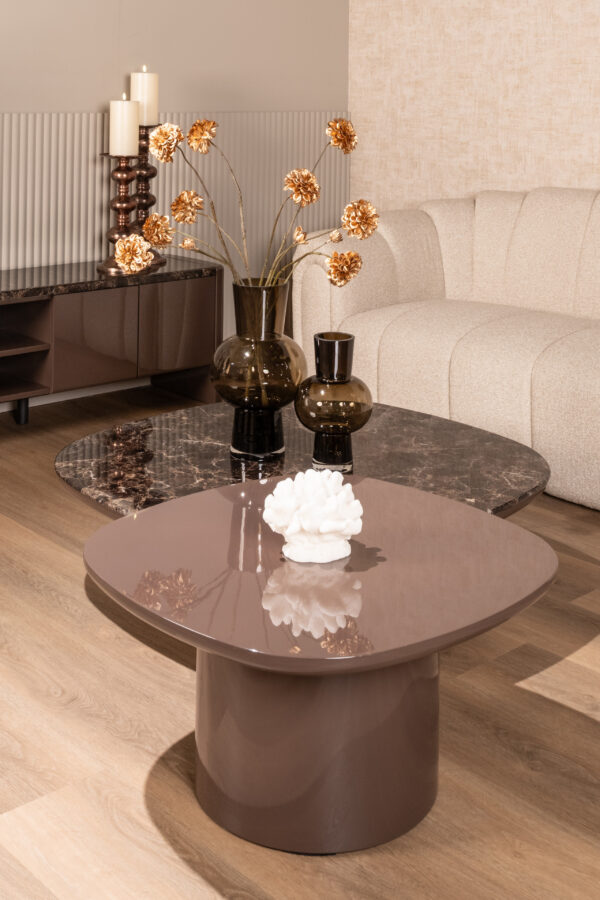 Bijzettafel Almundi chocolat brown