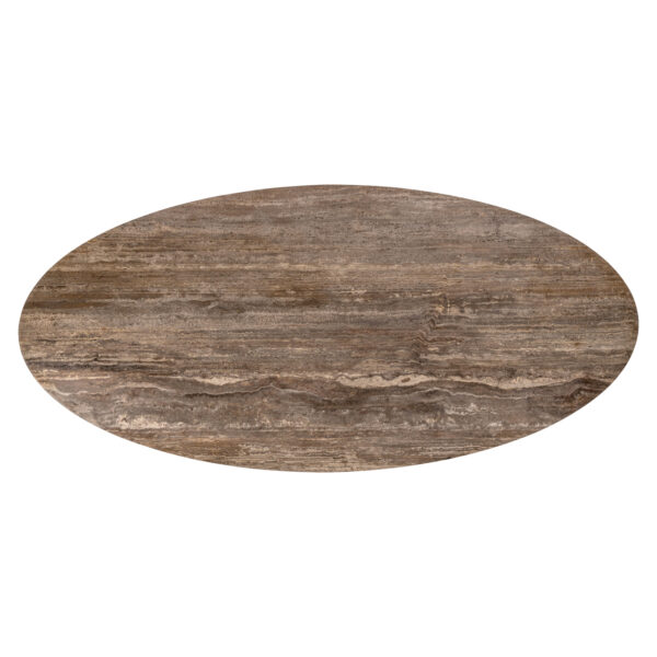 Eettafel Russo ash brown oval 235