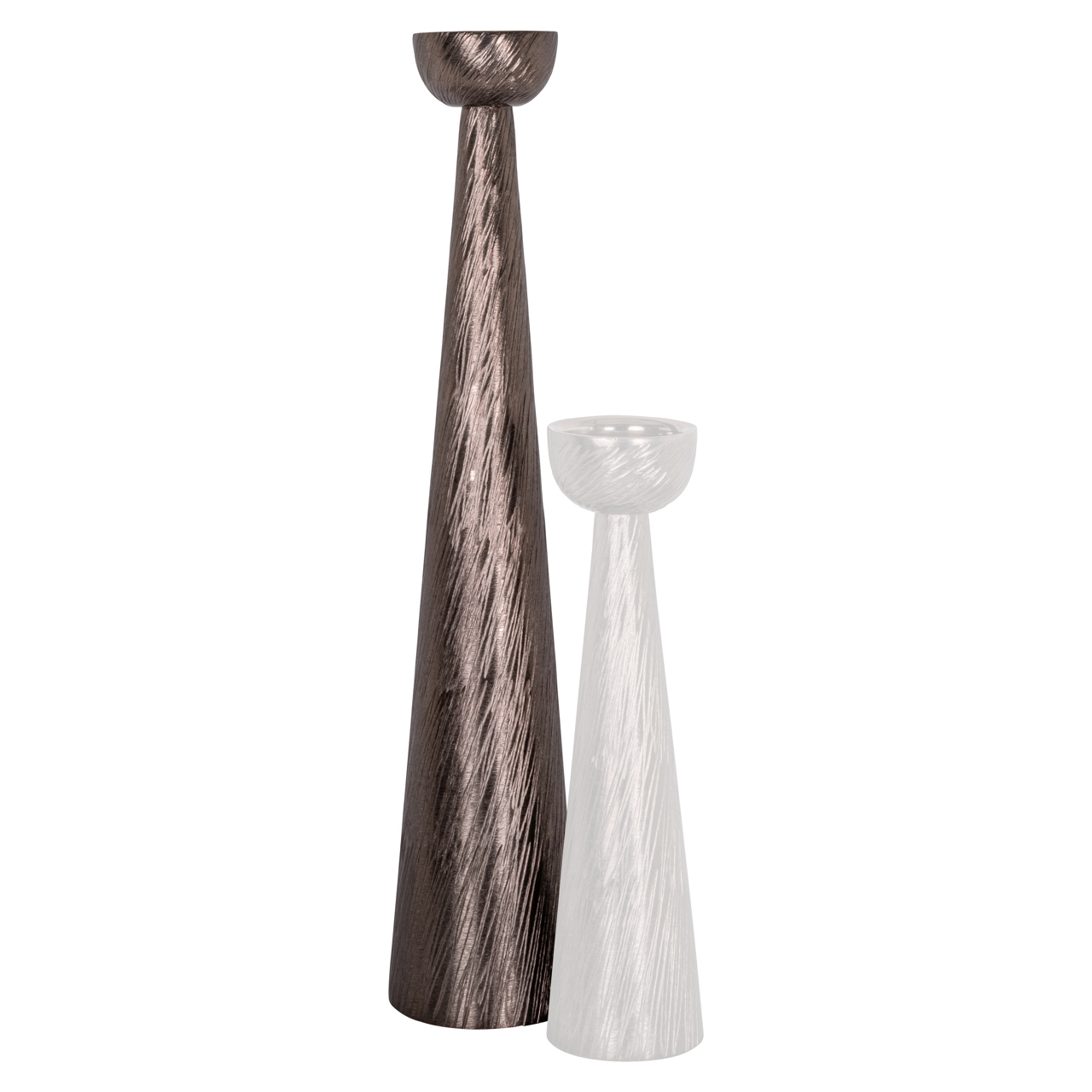 Kandelaar Saphira smoke large - Afbeelding 2