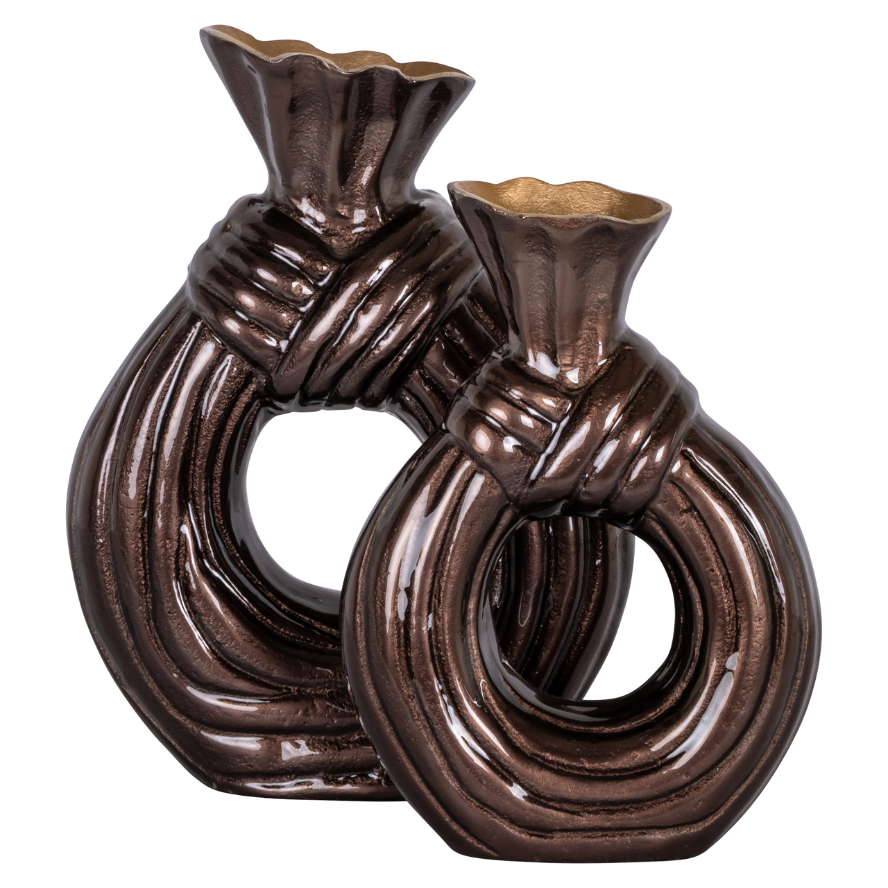 Vaas Suen dark brown large - Afbeelding 5