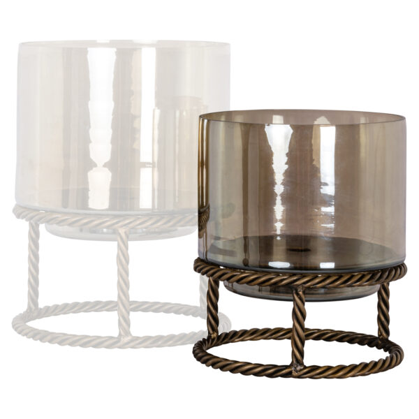 Windlicht Ropia brass antique small