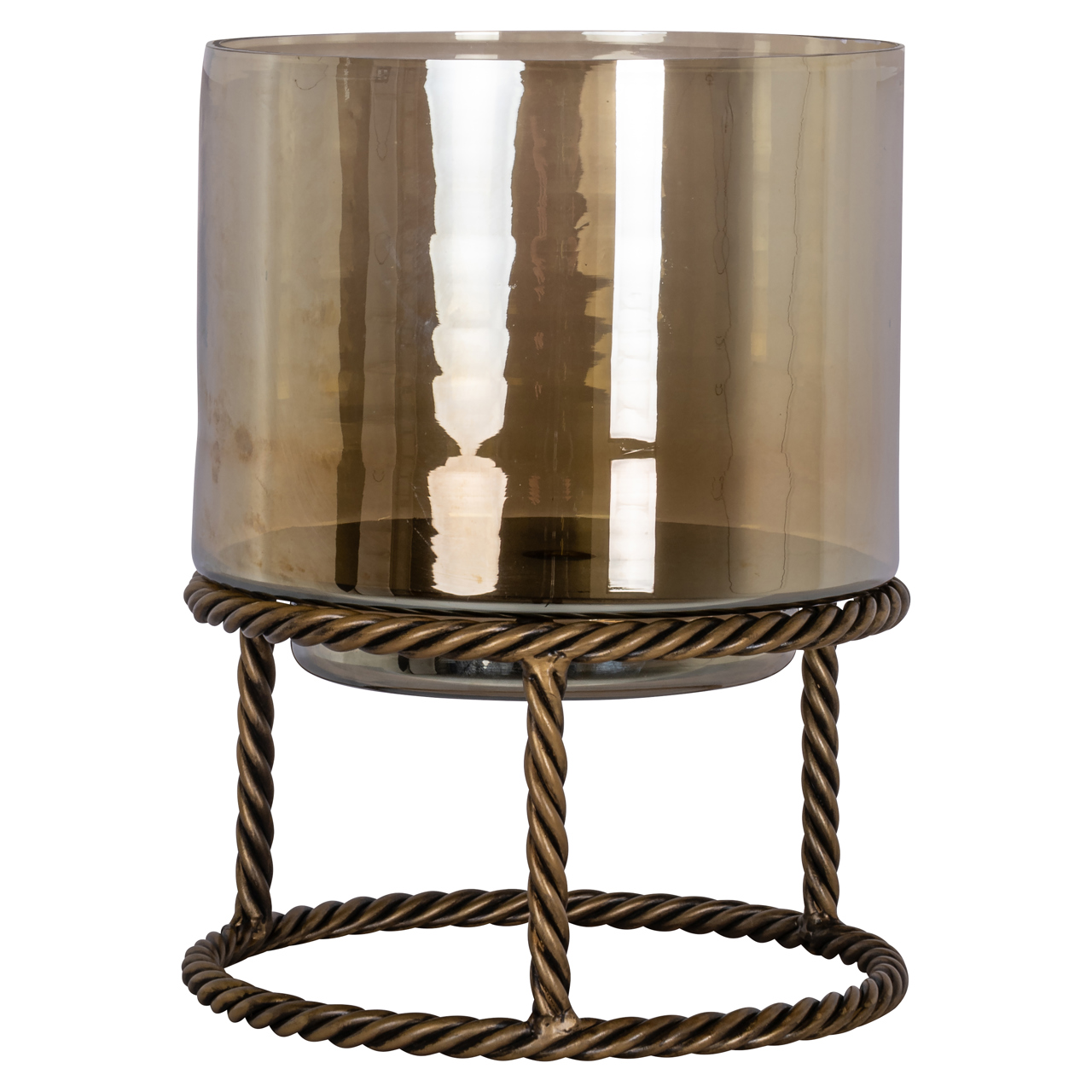 Windlicht Ropia brass antique large