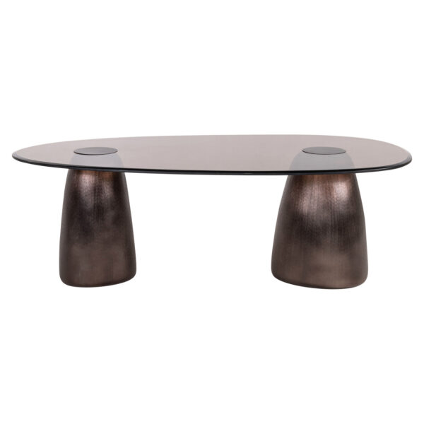 Salontafel Hayden bronze oval