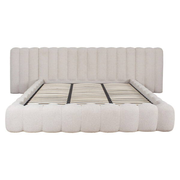 Bed Cupidon cream fancy 180x210 (mattress size (excl.)) with storage
