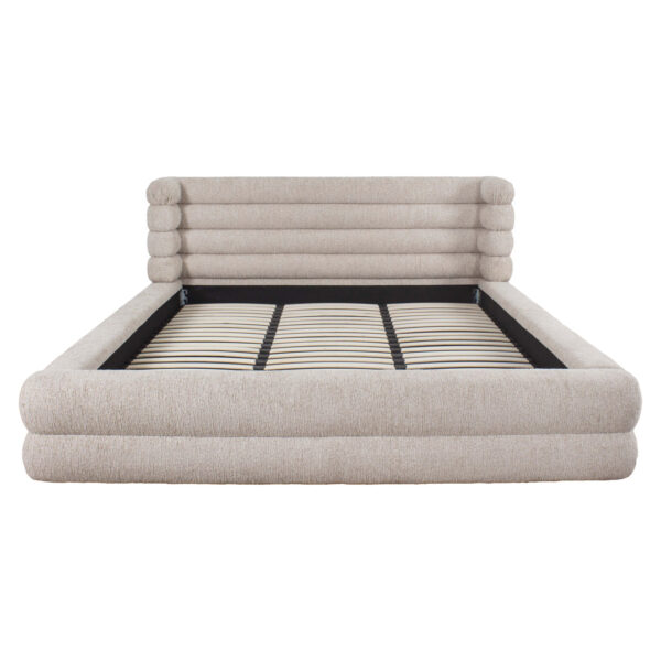 Bed Obidis natural linear 180x210 (mattress size (excl.) with storage