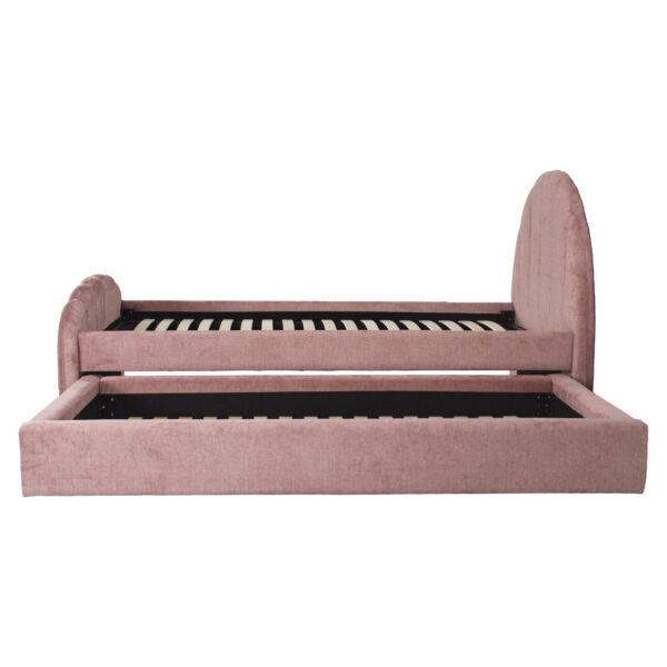 Bed Pixie rosewood jewel 120x200 with pull-out bed