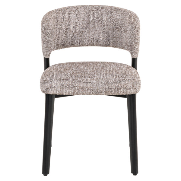 Eetkamerstoel Zeno earth tweed