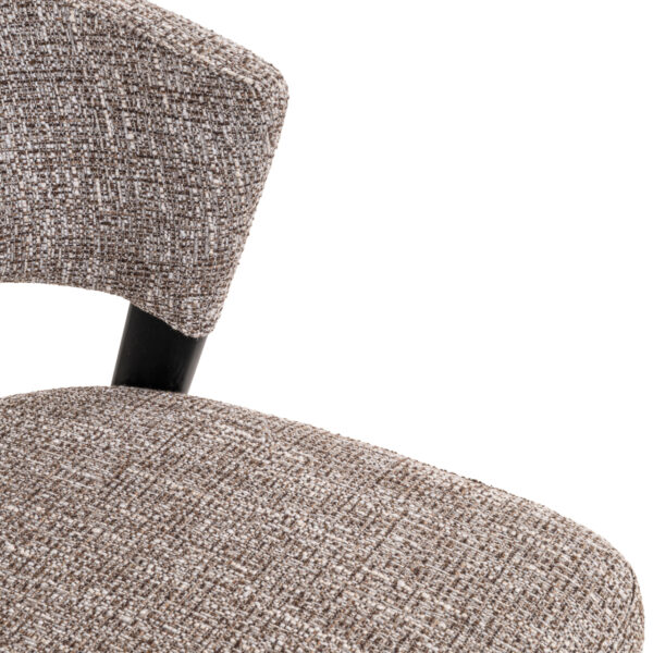 Eetkamerstoel Zeno earth tweed