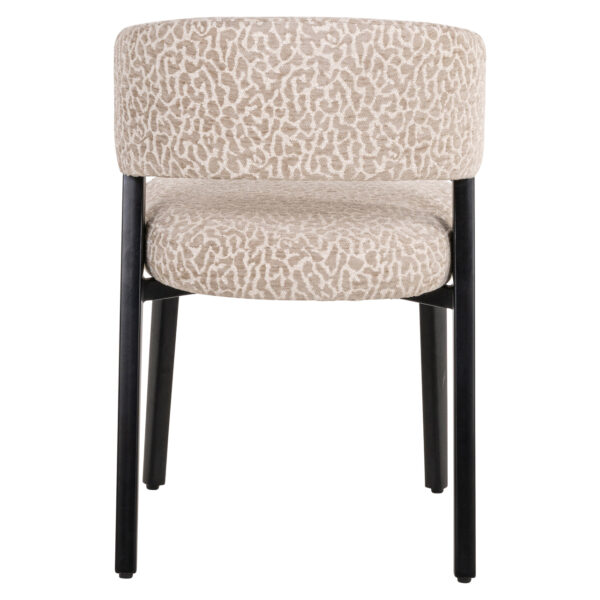 Eetkamerstoel Zeno beige leopard