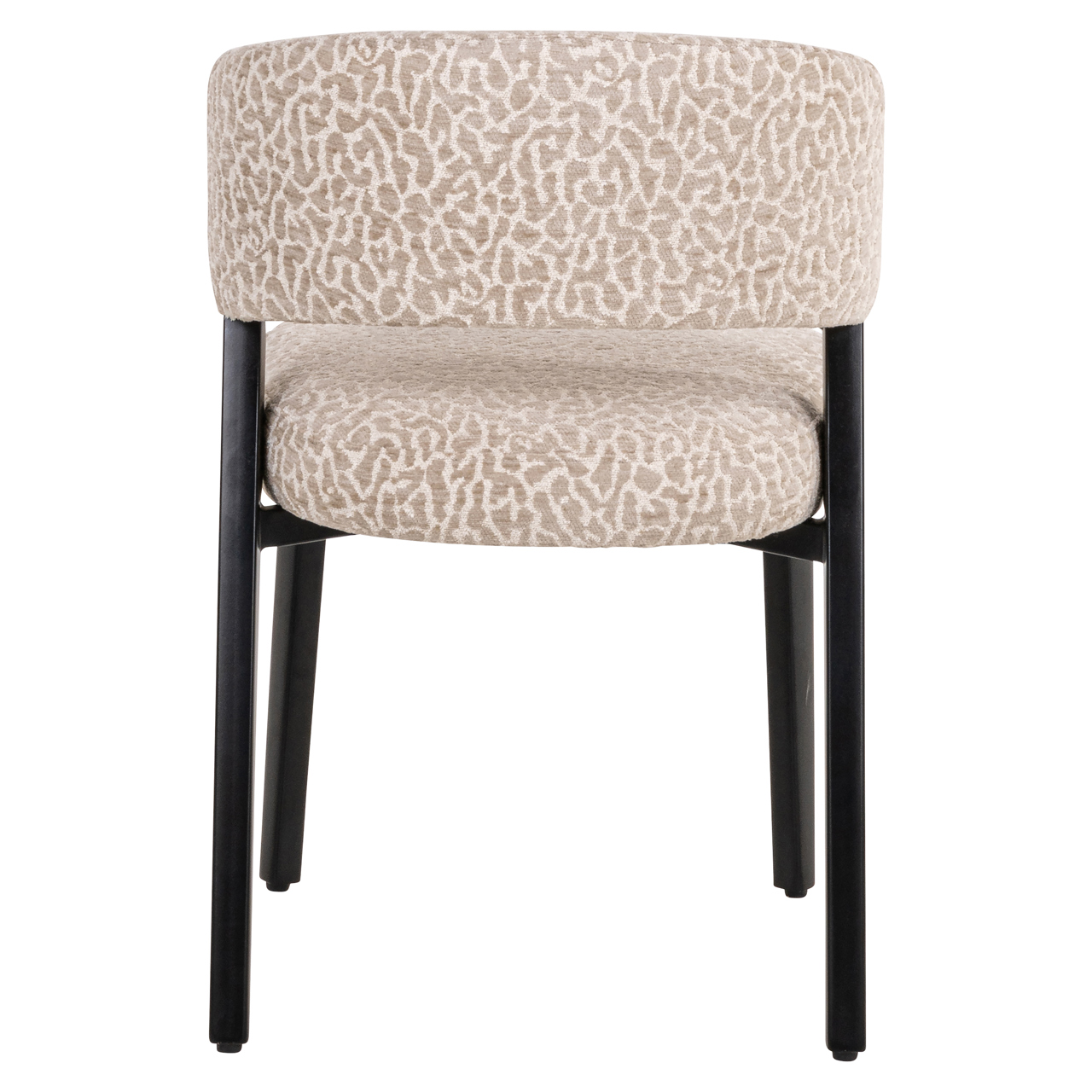 Eetkamerstoel Zeno beige leopard - Afbeelding 5