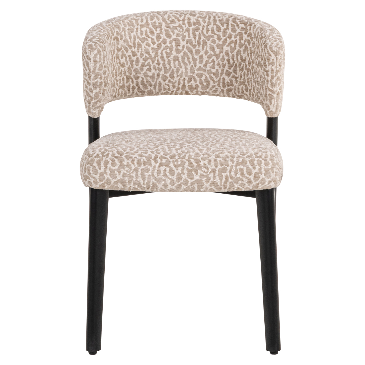Eetkamerstoel Zeno beige leopard - Afbeelding 3