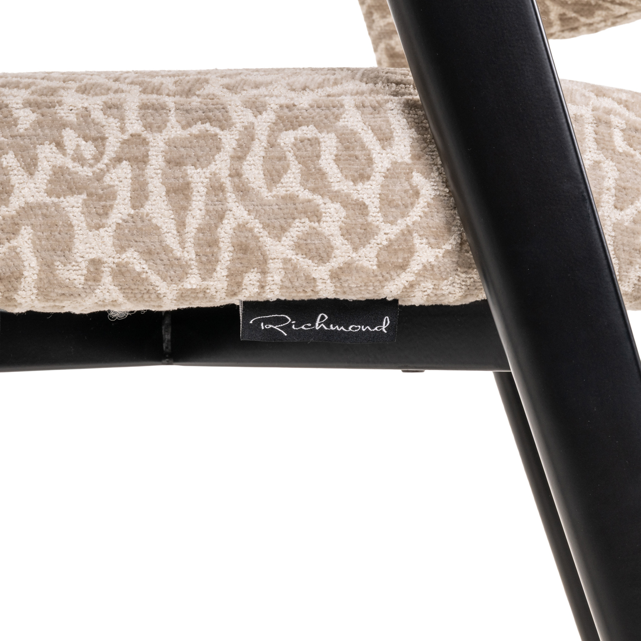 Eetkamerstoel Zeno beige leopard - Afbeelding 6