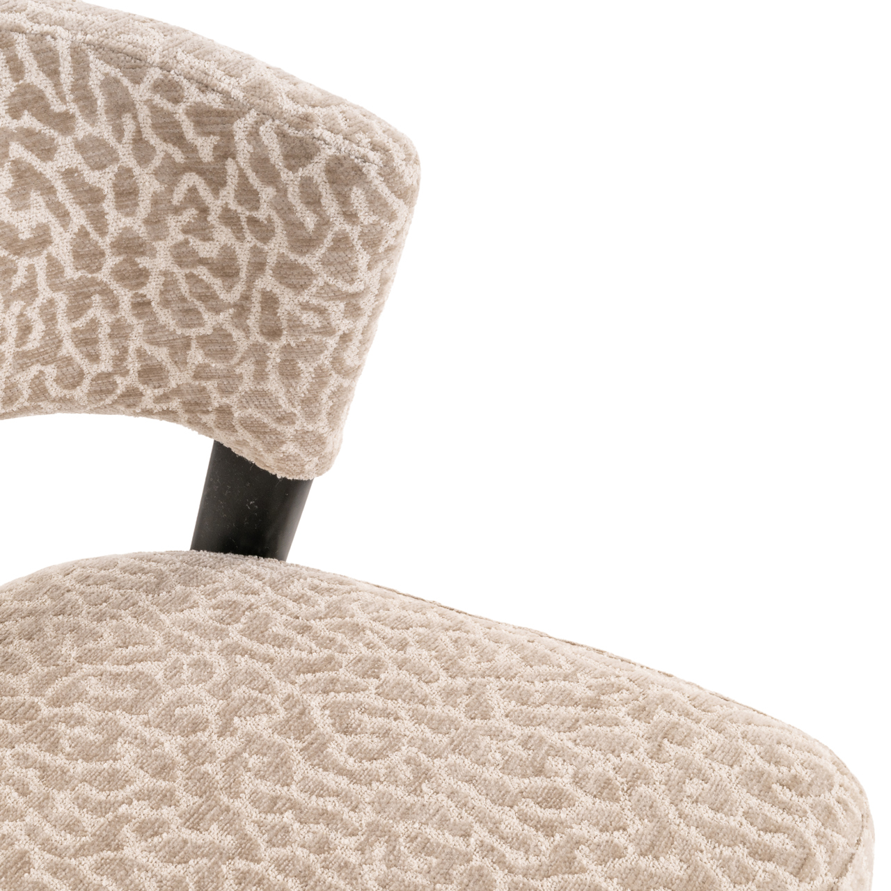 Eetkamerstoel Zeno beige leopard - Afbeelding 7