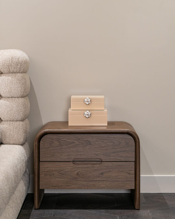Nachtkastje Bedford brown 2-drawers