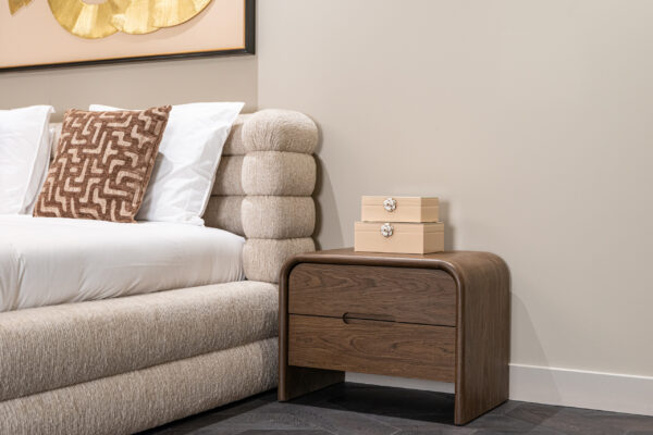 Nachtkastje Bedford brown 2-drawers