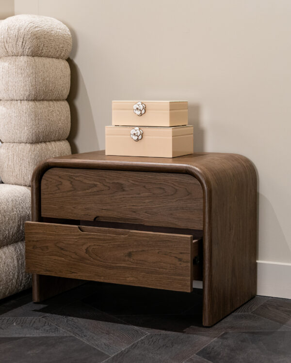 Nachtkastje Bedford brown 2-drawers