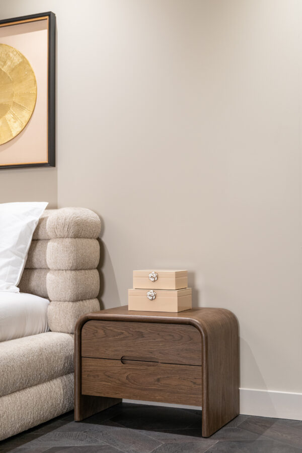 Nachtkastje Bedford brown 2-drawers