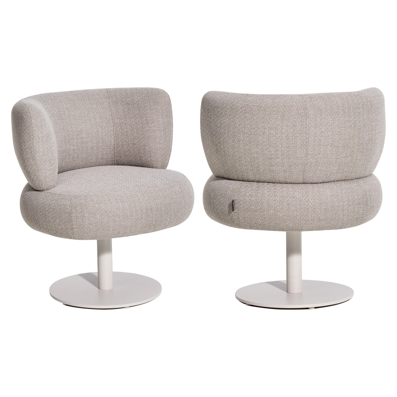 Outdoor eetkamerstoel Mason greige alpine swivel
