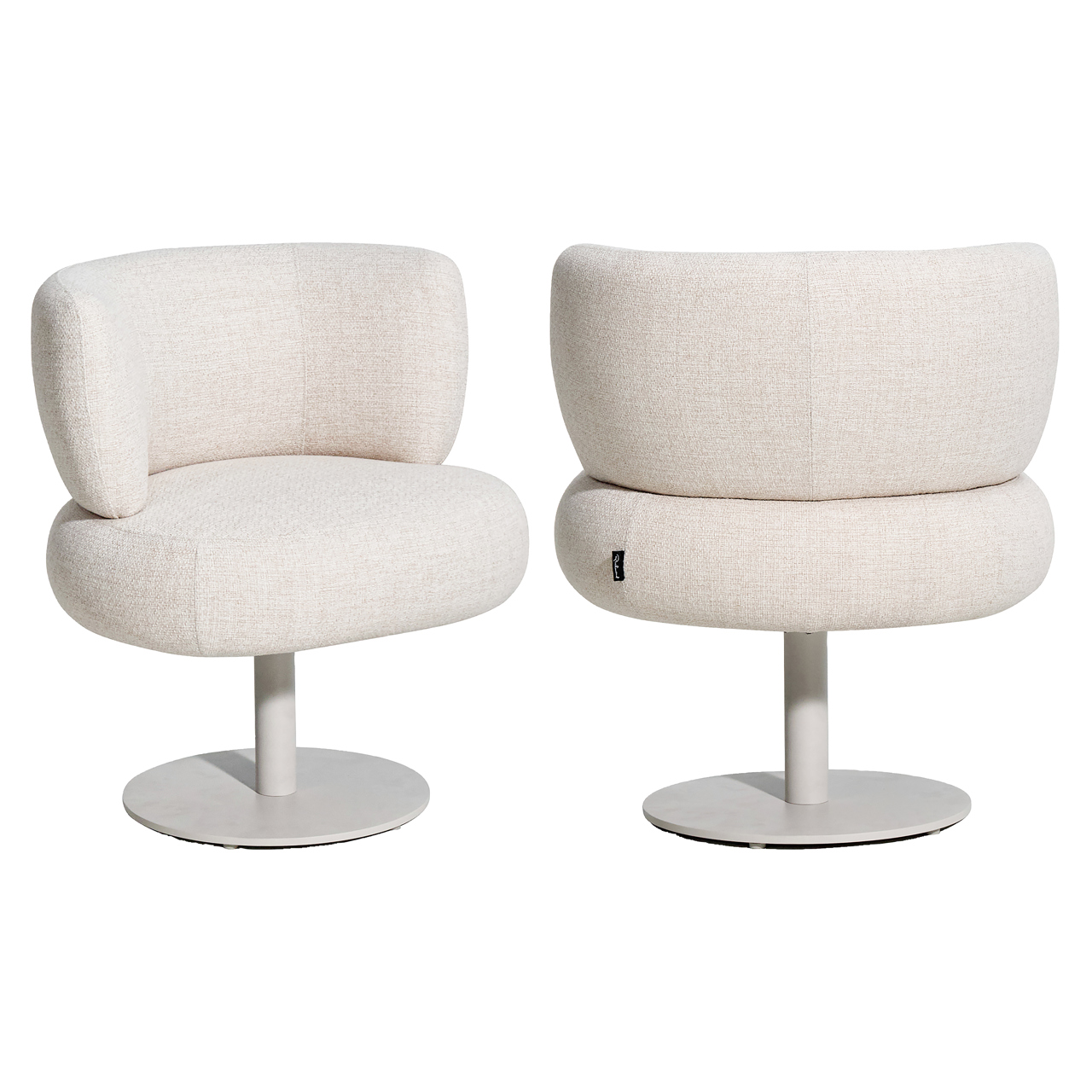 Outdoor eetkamerstoel Mason beige alpine swivel