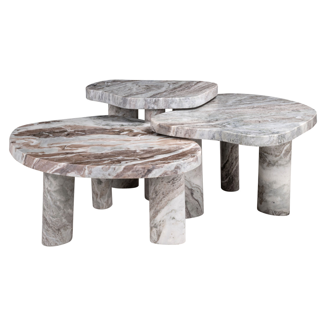 Salontafel Camino Blush beige (Set of 3)