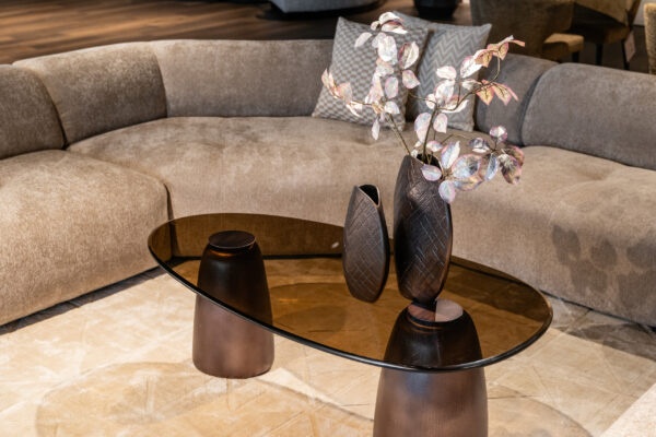 Salontafel Hayden bronze oval
