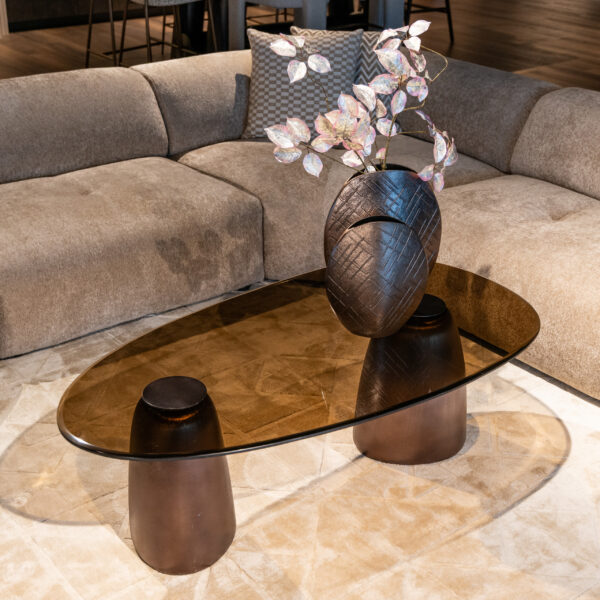 Salontafel Hayden bronze oval